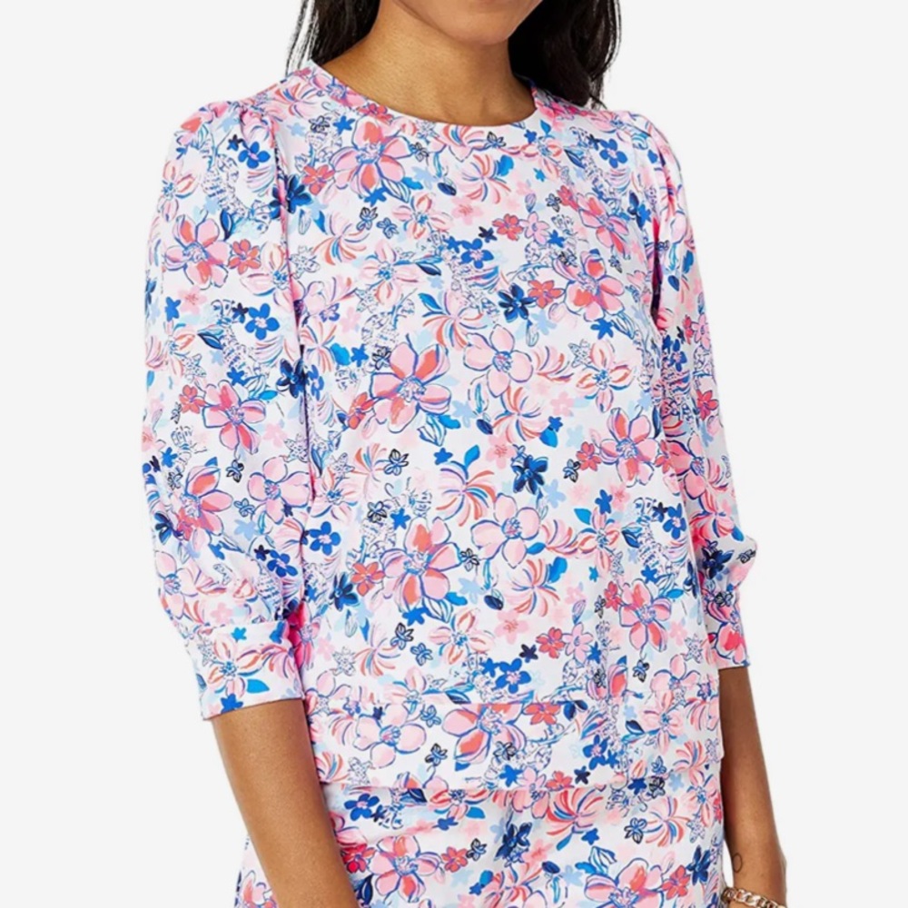 Lilly Pulitzer Corden Sweatshirt in “Party Like A Lobster”